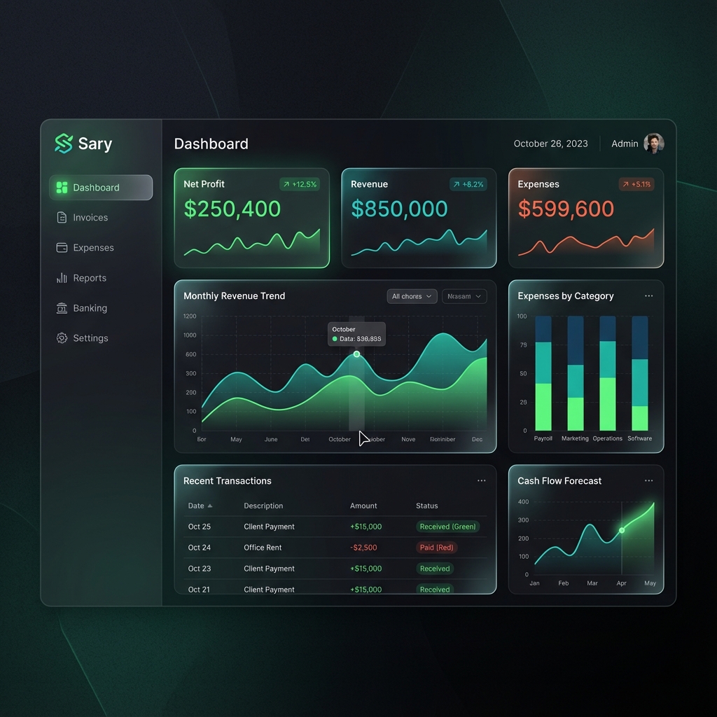 Sary Dashboard